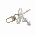 thumbnail image 3 of Elegant Pearl Bowknot Keychain For Women Girls Fashion Accessories Cute Heart Shaped Charm Dainty Purse Decoration, 3 of 10