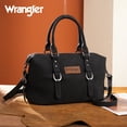 thumbnail image 4 of Wrangler Suede Doctor Bag Top Handle Purse Satchel Handbags Suede Crossbody Barrel Handbags for Women, Black, 4 of 7