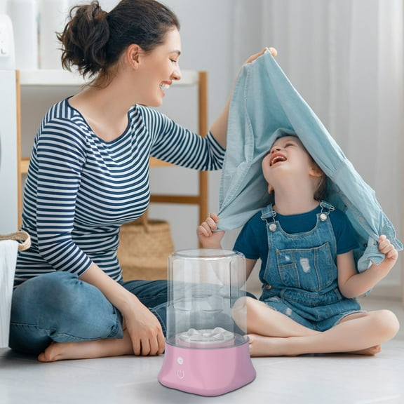 Portable Mini Washer And Dryer Combo Wireless Compact Laundry Machine For Delicate Garments Travel Home Use