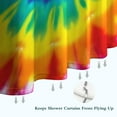 thumbnail image 6 of Rainbow Tie Dye Mandala Pattern Shower Curtain 72"x72" ,Bathroom Decorative Shower Curtains Set with 12 Hooks,Modern Waterproof Washable Shower Curtain, 6 of 6