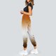 thumbnail image 4 of Gibobby Pantalones colombianos de mujer Pantalones de chándal con bolsillo estampado cómodos de cintura alta XS Café, 4 of 5