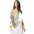 thumbnail image 5 of Kangaroo Translucent Chiffon Yarn Silk Scarf - Light Breathable Material - 180*73 Size - Elegant and Stylish Accessory for Women, 5 of 6