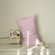 thumbnail image 4 of Funda de almohada, color liso lavado, textura de pelo y lino, suave, cómoda, transpirable, apertura lateral, calidad premium, diseño de cremallera lateral, ideal para dormitorio, peinado,, 4 of 8