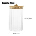 thumbnail image 2 of SEWCHICS Sugar Jar Glass Sealed Storage Container Simple Transparent 1Pcs, 2 of 7