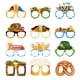 thumbnail image 4 of Joykith - Vasos divertidos para fiestas temáticas del Oktoberfest, accesorios para fotos, vasos de papel para fiestas, decoraciones tropicales para fiestas, 4 of 8
