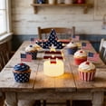 thumbnail image 4 of Patriotic Independence Day Candle Lamp String Lights, Five-Pointed Star Hat Airplane Decorations, Battery Operated Night Light for Party Table Decor, 4 of 6