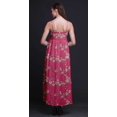 thumbnail image 2 of Bimba Robe Longue Maxi d'Été pour la Plage à Bretelles Spaghetti Ajustables Imprimée d'Oiseaux - Petit, 2 of 5