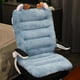 thumbnail image 3 of Blue Cojín para silla y escritorio de oficina, cojín para silla de oficina de 85cm, cojín para asiento con cojín reclinable trasero, 3 of 5