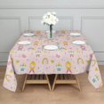 thumbnail image 3 of Fairy Tale Princess Pattern Square Tablecloth,Waterproof Square Table Cover,Wipeable Spillproof Washable Table Cover for Home Kitchen Party Decor 60"x60"(152x152cm), 3 of 6