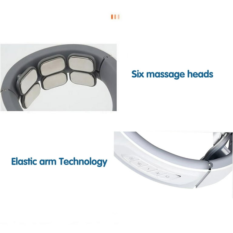  Electric Neck Heating Massager - 4 Massage Heads Shoulder Neck  Heating Massaging Protector - USB Charging Heating Neck Shoulder Instrument  Massager - Gift for Elders/Friend/Adult/Elder : Health & Household