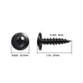 thumbnail image 2 of Tornillos para madera Wensilon #8 × 1 con cabeza de celosía negra de óxido de zinc (250), 2 of 6
