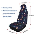 thumbnail image 6 of Haiem Space Dinosaur Printed Car Seat Covers Set of 2, Universal Fit Car Seat Covers,Protective Seat Covers,Comfortable Car Seat Covers, Easy Installation Seat Covers, Vehicle Seat Covers, 6 of 9