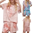 thumbnail image 4 of Promotion!Summer Urban Gradual Color Short-sleeved Pajamas Home Service Women‘s Suit Available in Multiple Colors and Sizes, 4 of 5