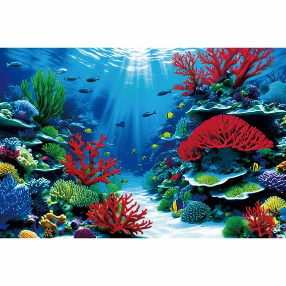 Underwater Product Photography Props Aquarium Background for Subject Shooting Undersea Seabed Birthday Party rations