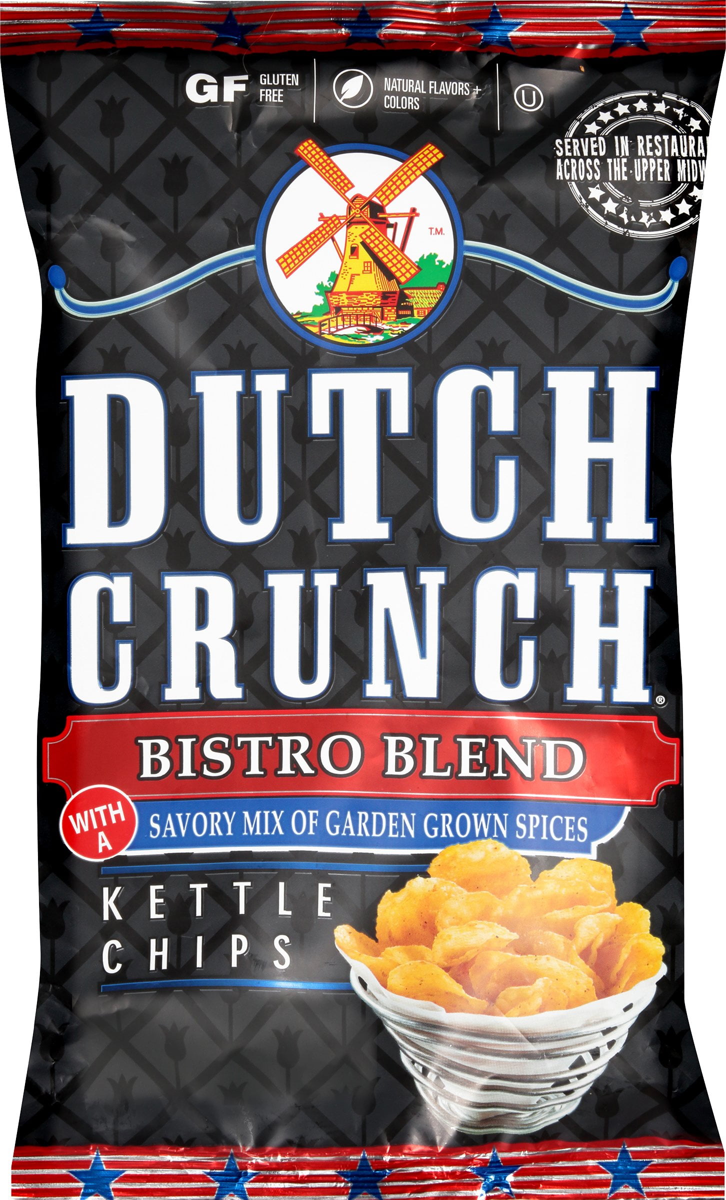 Dutch Crunch Kettle-Cooked Bistro Blend Potato Chips, 9 oz Bag