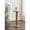 Natural, variant on Kate and Laurel Macron Coastal Mango Wood Round Side Table, 12 x 12 x 22, Natural, Modern Wooden Pedestal Table for Use as Indoor Plant Stand or Useful Living Room End Table