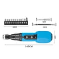 thumbnail image 2 of Juego de destornilladores, juego de destornilladores eléctricos, mango ergonómico, puntas de destornillador, juego de herramientas de impacto manual p SM SunniMix destornillador de impacto, 2 of 8