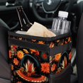 thumbnail image 6 of Thanksgiving Hat Foldable Car Trash Can with Lid, Leak-Proof Mini Trash Can, Hanging Storage Bag for Car, 6 of 6