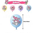thumbnail image 3 of Kit de decoración de fiesta shaofei My Melody incluye pancartas globos adornos, 3 of 5