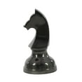 thumbnail image 6 of 9", 9", 10"H Dark Gray Aluminum Metal Chess Sculpture with Knight, Queen and King, by CosmoLiving by Cosmopolitan (3 Count), 6 of 15