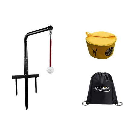 - POSMA ST080B Metal Golf Swing Trainer Club Champ Swing Groover Gift Set
