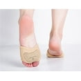 thumbnail image 5 of Missfiona Women's Neoprene Half Sole Dance Paws Forefoot Pad Half Lyrical Shoes(S, Nude), 5 of 5