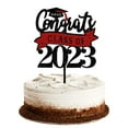 thumbnail image 2 of 2026 Graduation Cake Insert Toppers,Graduation Cupcake Toppers,Graduation Party Cake Arrangement Tools Party Cake Insert Graduation Decoration, 2 of 7