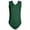 Dark Green, variant on Girls Athletic Piece Swimsuit Summer Training Gymnastics Leotard For Swimming Practice And Water Sports Performance/Black/10Y