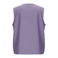 thumbnail image 5 of GUACER Sleeveless Blouses for Women Fashion Round Neck Button Loose Fit Tank Tops, 5 of 5