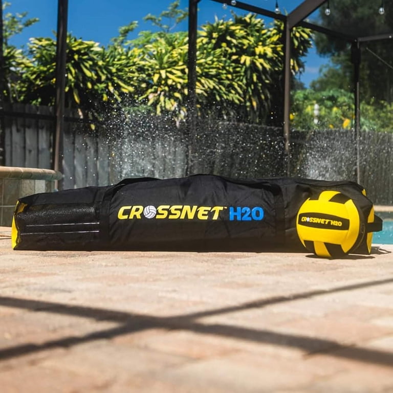 Crossnet 1461855 Four Way Volleyball Net Pool Game Set for Adults