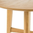 thumbnail image 4 of Tisto Wood Bar Dining Table, Natural Oak Finish, 4 of 8