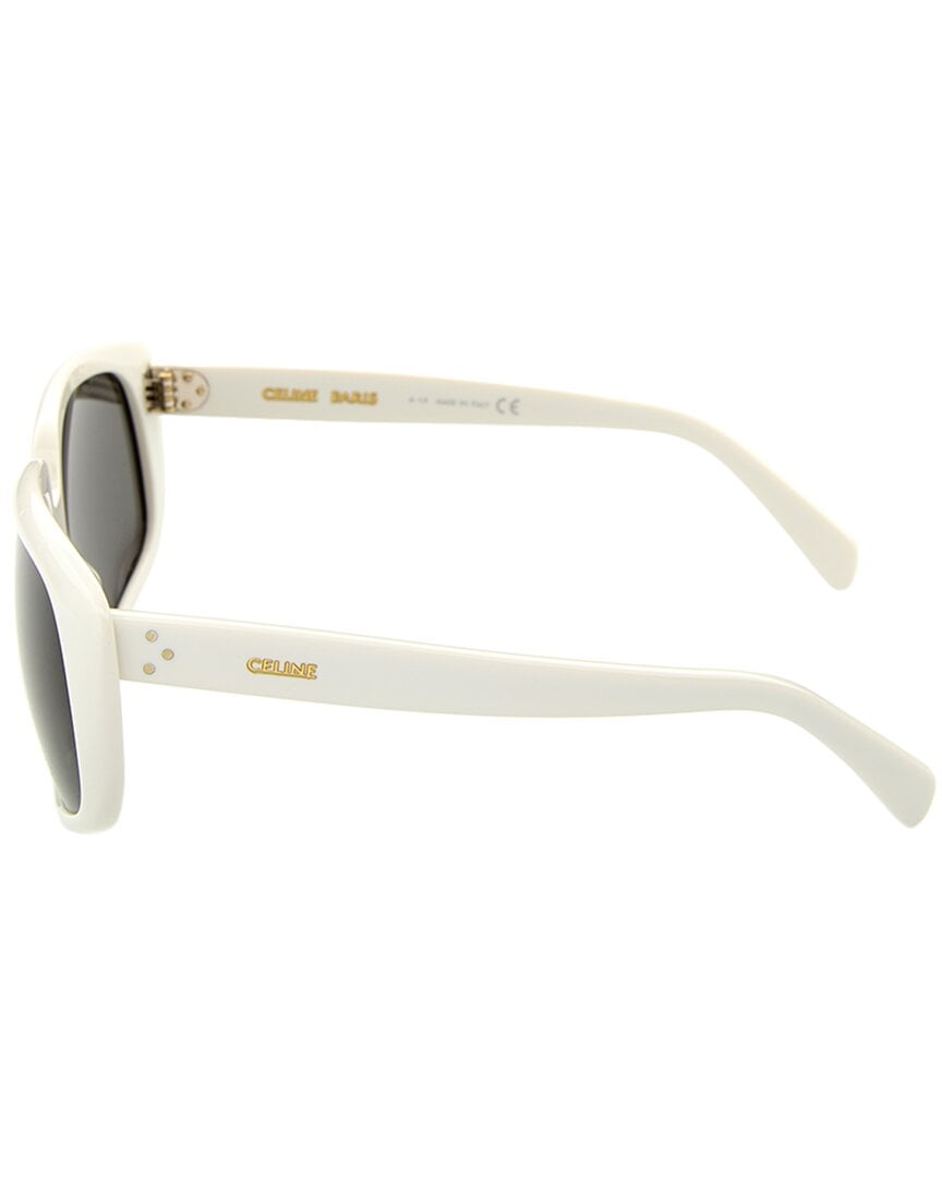 CELINE Women's CL40073I 60mm Sunglasses, White - Walmart.com