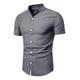thumbnail image 1 of Camisa Hombre Manga Corta Corte Pegado Strech Cuello Mao G, 1 of 5