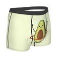thumbnail image 3 of Disketp Cute Avocado Doing Exercise Men'S Boxer Briefs,Soft And Breathable Cotton Underwear With Comfortflex Waistband, 3 of 9