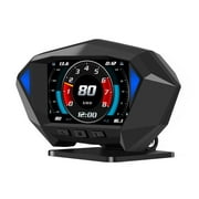 Arealer Smart Car Inclinometer Level Tilt Meter Digital Speed Meter OBD Speedometer Display Speed, Voltage, Roll Angle, Angle, Over-speed Driving