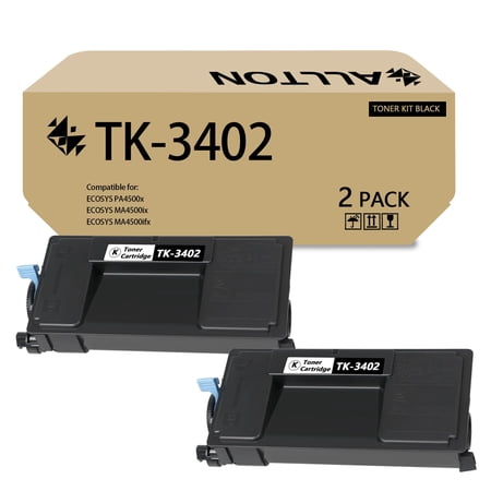 TK-3402 TK3402 Toner Cartridge Compatible for Kyocera TK3402 1T0C0Y0US0 Black Toner Replacement for Kyocera ECOSYS PA4500x MA4500ix MA4500ifx Laser Printer (2-Pack)