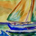 thumbnail image 3 of Betsydrake DM1209 18 x 26 in. Sunset Sailing Door Mat, 3 of 3
