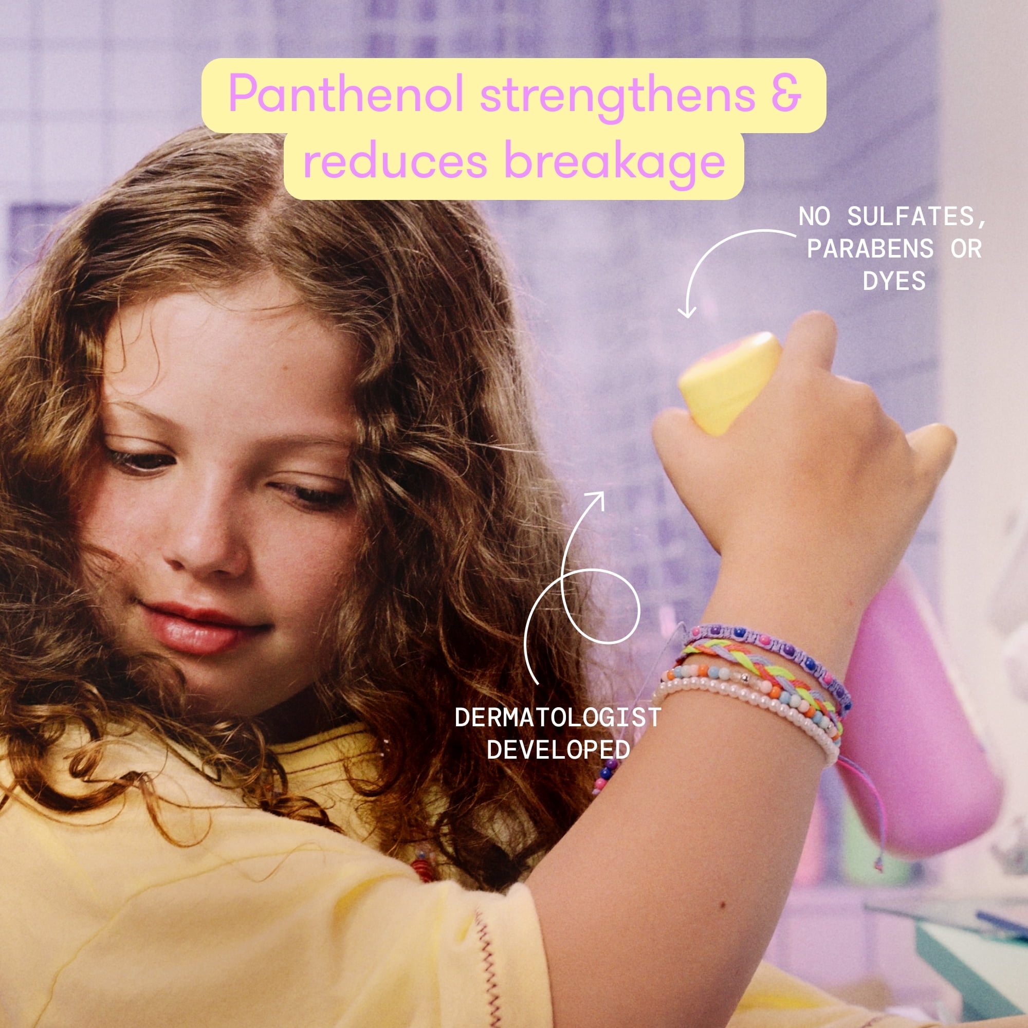 Frida for Kids Leave-In Conditioner & Detangling Mist, Kids, 8 fluid ounce