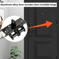 thumbnail image 4 of Automatic Self-Closing Door Hinges Heavy Duty Spring Door Closer for Front Door, 4 of 8