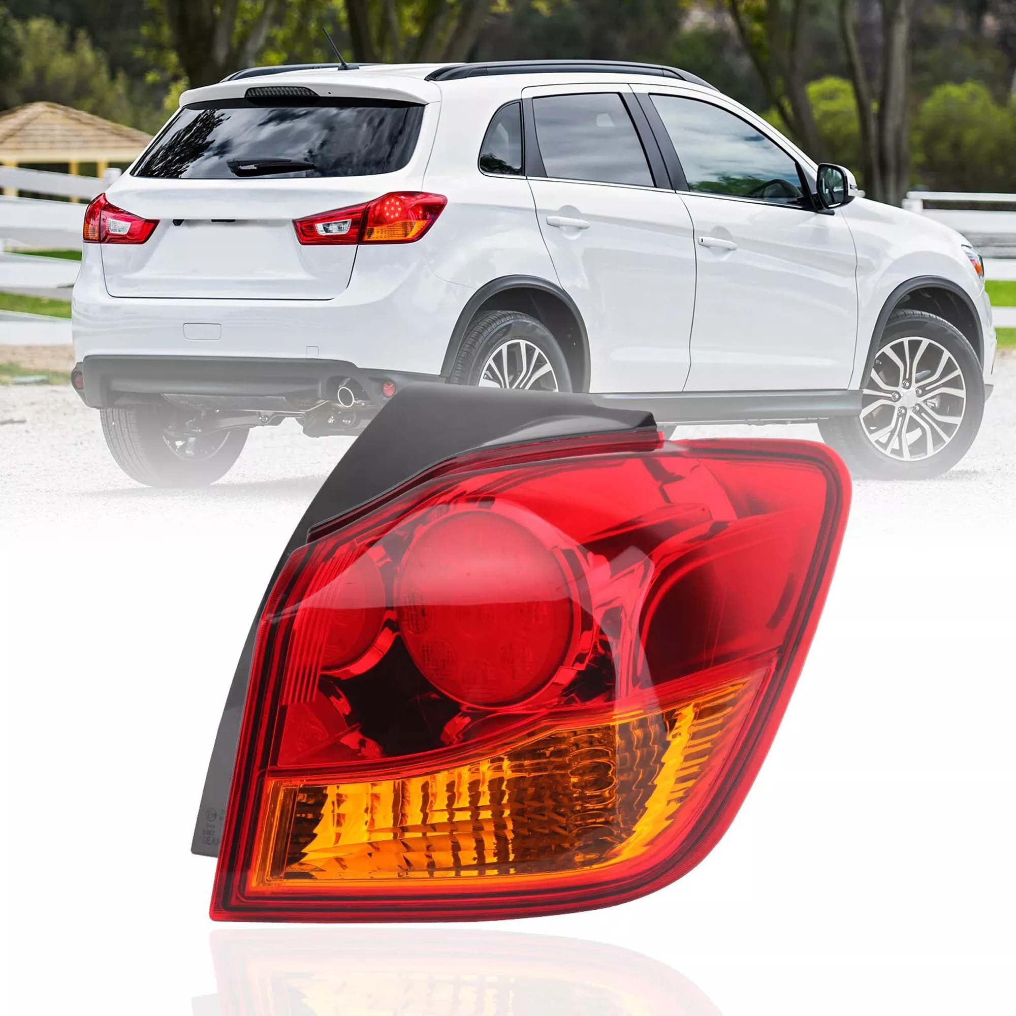 MZORANGE Passenger Rear Tail Light Lamps for Mitsubishi Outlander Sport ASX 2011-2019