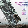 thumbnail image 3 of Camouflage Magnetic Kickstand Case for Oppo A74 5G/A93 5G/A55 4G, Military Grade Heavy Duty Shockproof Protection Army Camo Phone Cover Case for Oppo A55 4G/A93 5G MC Mint Green, 3 of 14
