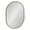 Gray, variant on Kate and Laurel Caskill Modern Capsule Wall Mirror, 24 x 36, Silver, Decorative Mirror for Wall