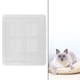 thumbnail image 3 of kusrkot 4 Way Dog Cat Kitten Door Lockable Safe for Screen Mini Access Door L White L, 3 of 8