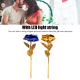 thumbnail image 4 of Rosa artificial ANGGREK 2 rosas doradas de 24 quilates con cadena LED para San Valentín cumpleaños aniversario, 4 of 8