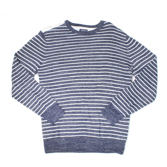 Club Room Men’s Low Tide Striped Sweater (Navy Stone Heather, XXL)