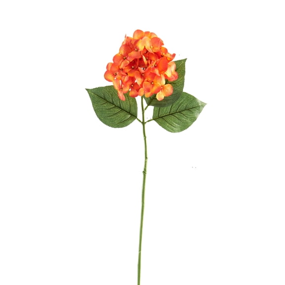 12 Pack: Orange Hydrangea Stem by Ashland