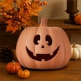 thumbnail image 4 of Premium Decor - Handmade Gothic Pumpkin with Eerie Details (Thanksgiving/Fall/Halloween Centerpiece - 3 Size Options), 4 of 8
