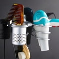 thumbnail image 4 of Soporte para secador de pelo Inteprter Accesorios de baño negro, 4 of 6