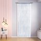 thumbnail image 5 of Cortinas de cuentas para puerta, 100 x 200 cm, cortinas de cuentas de cristal, cortinas de cuentas brillantes para puerta, decoración de privacidad para dormitorio (plateadas), 5 of 5
