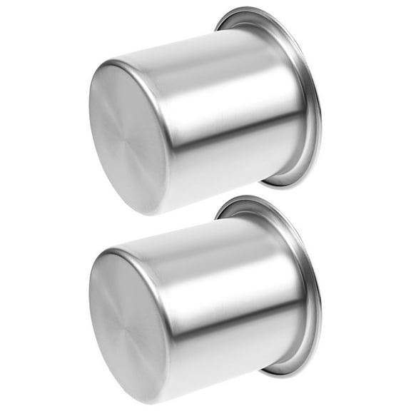 Clispeed 2Pcs Stainless Steel Recliner Cup Holder Insert for Sofa Cars and Boats